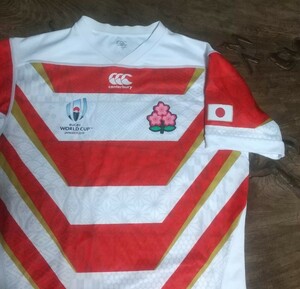 [値下げ交渉] RWC2019 ジャパン レプリカファーストジャージ Lサイズ 検)RUGBY WORLD CUP JAPAN JERSEY 日本代表 ラグビー ワールドカップ