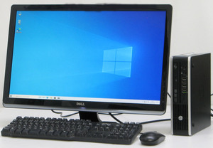 HP Compaq 8200 Elite USDT-2500S ■ 24インチ 液晶セット i5-2500S/4G/250G/DVDマルチ/ウルトラスリム/Windows 10 デスクトップ