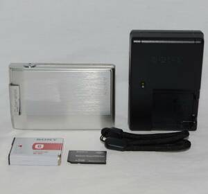 【美品】SONY Cyber-shot DSC-T100 シルバー ② (動作確認済)