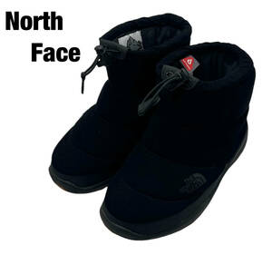 ノースフェイス ビームス THE NORTH FACE BEAMS 別注 NF51586B 23cm ヌプシ ブーティ ブラック NUPTSE BOOTIE スエード ブーツ USED品