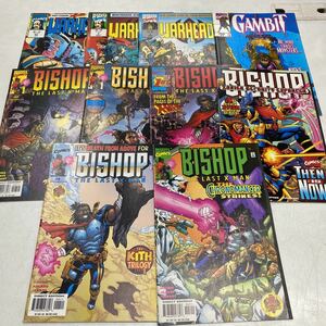 a0606-22.洋書 アメコミ MARVEL マーベル 当時物 まとめセット GAMBIT BISHOP 他 コミック コレクター 趣味 海外作品