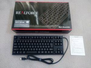 東プレ REALFORCE テンキーレスキーボード R2TL-JP4-BK 日本語配列 静電容量無接点方式 荷重45g レーザー刻印