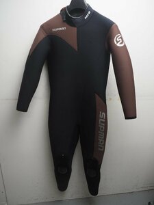 WorldDive ワールドダイブ ウェットスーツ メンズ 5mm 170cm/75kg 2022年製造 平置きサイズ:胸囲49cm腹囲42cm尻囲51cm ランク:AA[3F-59179]