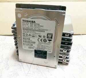 TOSHIBA ・WD・SEAGATEなど (選択不可） ｜7200rpm 薄型7ｍｍ 500GB｜2.5インチ 内蔵型 ハードディスク HDD 動作品 10個 セット