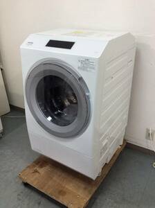 YJT8724【TOSHIBA/東芝 12.0kgドラム洗濯機】美品 2022年製 ZABOON TW-127XP1L 家電 洗濯 左開き