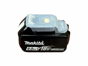 makita マキタ 6.0Ah 18V 残容量表示付 リチウムイオンバッテリー BL1860B 純正品 /中古美品 4893