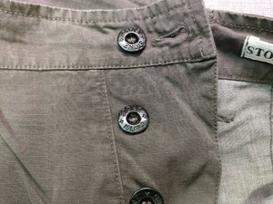 STONE ISLAND /ストーンアイランド ミリタリー風 パンツ ボタン/ウオッシュ　3369933/W52