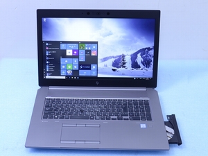 HP ZBook17 G5 希少Quadro P4200 Core i7 8850H 32GB 512GB SSD 1TB HDD BD Office FHD ノートパソコン Mobile Workstation 管理B16