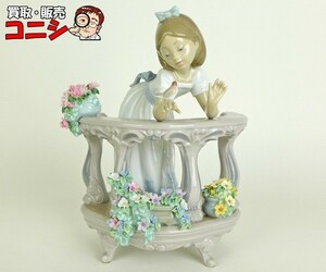 【神戸の質屋】【LLADRO/リヤドロ】バルコニーの朝 陶器 インテリア エクステリア 雑貨 美術品【送料無料】【中古品】e7041b