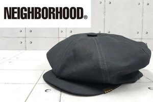 希少 14AW NEIGHBORHOOD NEW YORK HAT USA製 キャスケット 帽子 キャップ ビッグキャスケット ニューヨークハット NBHDプレート