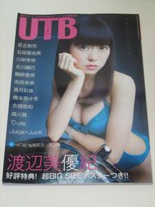 美品　UTB (アップ トゥ ボーイ) 2013年 08月号　　☆未使用　渡辺美優紀 ポスター付き