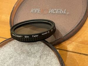 NDフィルター・43mm・K&FCONCEPT・ND2-ND32 X状ムラなし