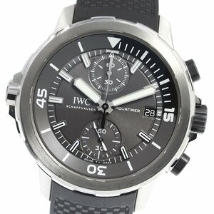 ★保証書付き【IWC SCHAFFHAUSEN】IWC アクアタイマー シャーク クロノグラフ デイト IW379506 自動巻き メンズ_732318【ev10】