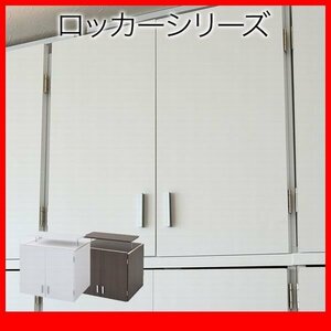 ロッカー 箪笥★壁面収納シリーズ 上置き 単品/天袋収納 可動棚 木製/白家具 ホワイト/a3