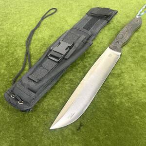 A-2 ★☆キャンプ/アウトドア BARK RIVER KNIVES ハンティングナイフ 154CM サイズ:画像参照 ケース付き サバイバルナイフ/シースナイフ