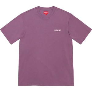 23SS Supreme Washed Script S/S Top Mサイズ ウォッシュ スクリプト 半袖 Tシャツ Purple パープル