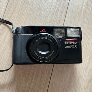 ジャンク品 PENTAX ZOOM70-X コンパクトカメラ フィルム カメラ ペンタックス ブラック 黒 レトロ