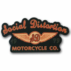 Social Distortion ステッカー ソーシャル・ディストーション Moto Logo