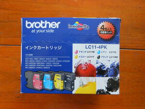 【純正】brother LC11-4PK・4色入りお徳用パック1箱　期限切れ