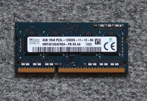 PC3L-12800S (DDR3L-1600) 4GB SO-DIMM 204pin
