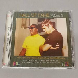 CD HALL OF FAME Volume 3 EU盤 Dan Greer Clarence Carter Billy Young Ben&Spence Otis Clay Roy Lee Johnson Z4151