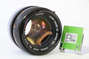 【同梱歓迎】【動作保証・点検済】良品■Canon FD 50mm f1.4 S.S.C. (No.1426236)■絞り完動■K7