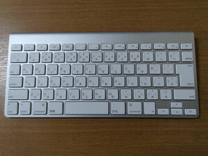 【1円スタート】Apple Wireless Keyboard A1314-日本語(JIS)