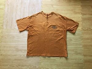 レディース半袖Tシャツ★くすみオレンジ・フリーサイズ