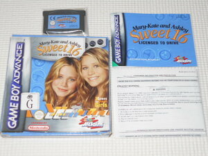 GBA★MARY-KATE AND ASHLEY SWEET16 LICENSED TO DRIVE 海外版(国内本体動作可能)★箱付・説明書付・ソフト付