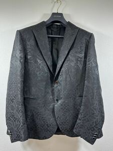 ルイヴィトン シングルブレステッドシルクブレンドポンヌフジャケット RM241F ZD0 HQFJ4E ブラック サイズ60