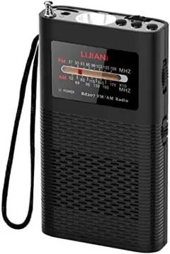 小型携帯 FM/AM バックライト付き ラジオ MP3プレーヤー 高感度 受信