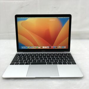 1円 Apple MacBook（Retina,12-inch 2017） A1534 Core m3-7Y32 メモリ8GB NVMe 256GB 12インチ T013137