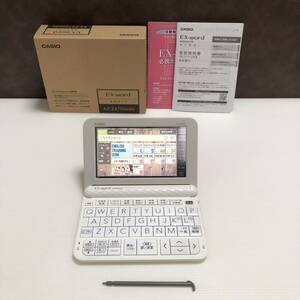 m244-0876-32 CASIO カシオ 電子辞書 EX-word XD-Z4700edu 学校パック ホワイト