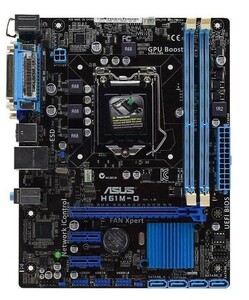 ASUS H61M-D LGA 1155 Intel H61 DDR3 Micro ATX Motherboard