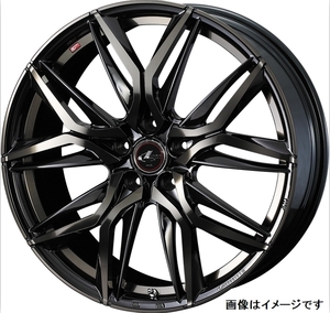 【個人宅発送可能】Weds ウェッズ 18×7.0J +47 5穴 PCD114.3 PBMC/TI ホイール 1本 LEONIS LM レオニス レオニス・エルエム (40823)