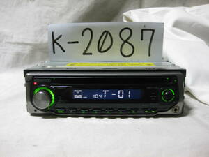 K-2087　KENWOOD　ケンウッド　RDT-131　1Dサイズ　CDデッキ　故障品