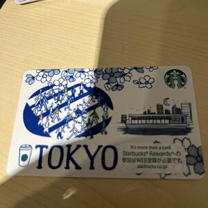 スターバックス カード スタバカード 使用済み TOKYO 限定　東京