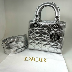 【Christian Dior】ディオール レディディオール スモール シルバー