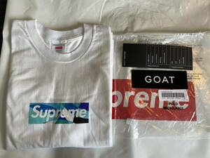 【新品 未使用 正規品】Supreme Emilio Pucci Box Logo Tee White Blue (SS21) サイズM