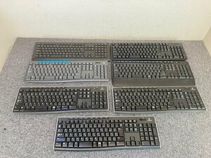 ★各種無線キーボード ワイヤレスキーボード★中古現状渡し7台セット★すべてレシーバー欠品です★