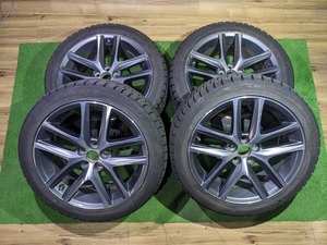 2017年 LEXUS レクサス CT200h Fスポーツ 純正 17インチ 7J +45 PCD100 5H スタッドレス DUNLOP WINTERMAXX WM02 215/45R17 87Q D65