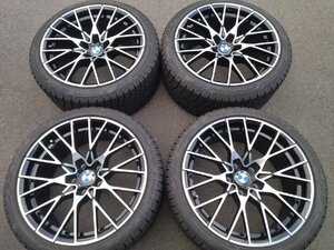 送料無料！【BMW】Ｍ2 M3 F87コンペティション☆245/35R19&265/35R19[中古アルミ]タイヤ&ホイール招きモアイ像　長野大橋店