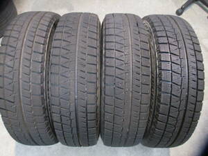 9.5分山 .スタットレス 185/70R14 ブリジストン REVO GZ　4本 A-61