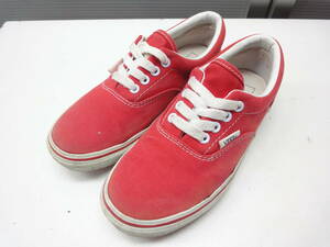 送料無料◎VANS/ヴァンズ■22.5cm/US4H/EUR35■ERA エラ V95CLA ローカットスニーカー シューズ■RED/レッド/赤■#20625MK497_11