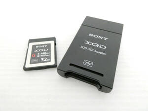 【SONY/ソニー】卯③175//XQD USB Adapter/XQD 32GBメモリーカード