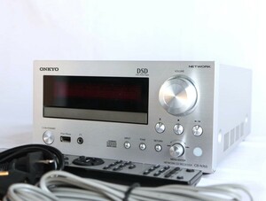 ■ ネットワークCDレシーバー CR-N765(S) ONKYO 美品 ハイレゾ対応 シルバー CR-N765