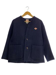 DANTON◆コート/ノーカラー/20AW/34/ウール/NVY/JD-8067 WOM