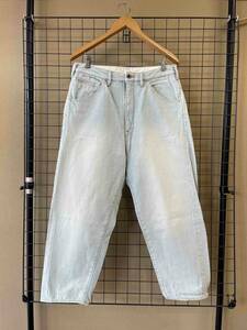 【bukht/ブフト】Wide Silhouette Tapered Denim Pants size2 MADE IN JAPAN ワイドシルエット テーパード デニム ストーンウォッシュ