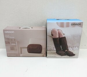 ▲二宮店▲ S5-90【中古品】【動作確認済】 OMRON オムロン マッサージ機 まとめ クッションマッサージャ HM-350 エアマッサージャ HM-260