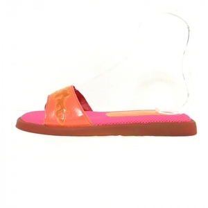 ヴィヴィアンタム VIVIENNE TAM サンダル PVC(塩化ビニール)×化学繊維 ピンク×オレンジ レディース 靴